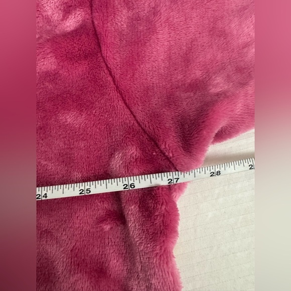 The Comfy hot pink fuschia one size wearable blanket hooded sweatshirt warm soft - Picture 4 of 9